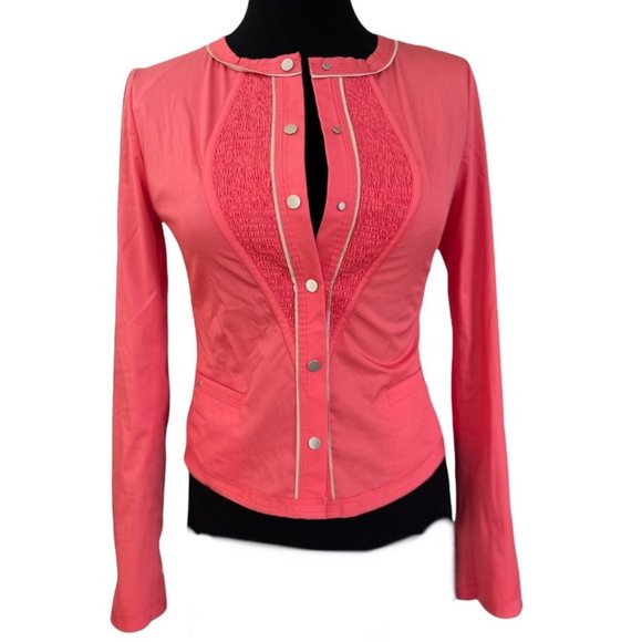 Elie Tahari Jackets & Blazers - Elie Tahari Lucy Jacket Style E503N112 Egypt Coral Size 2 NEW $298